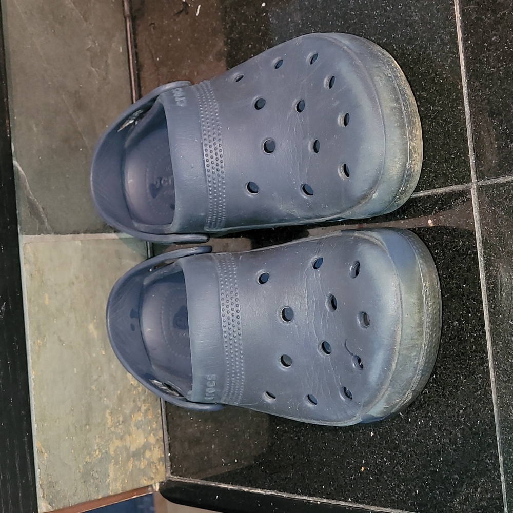 Blue crocs